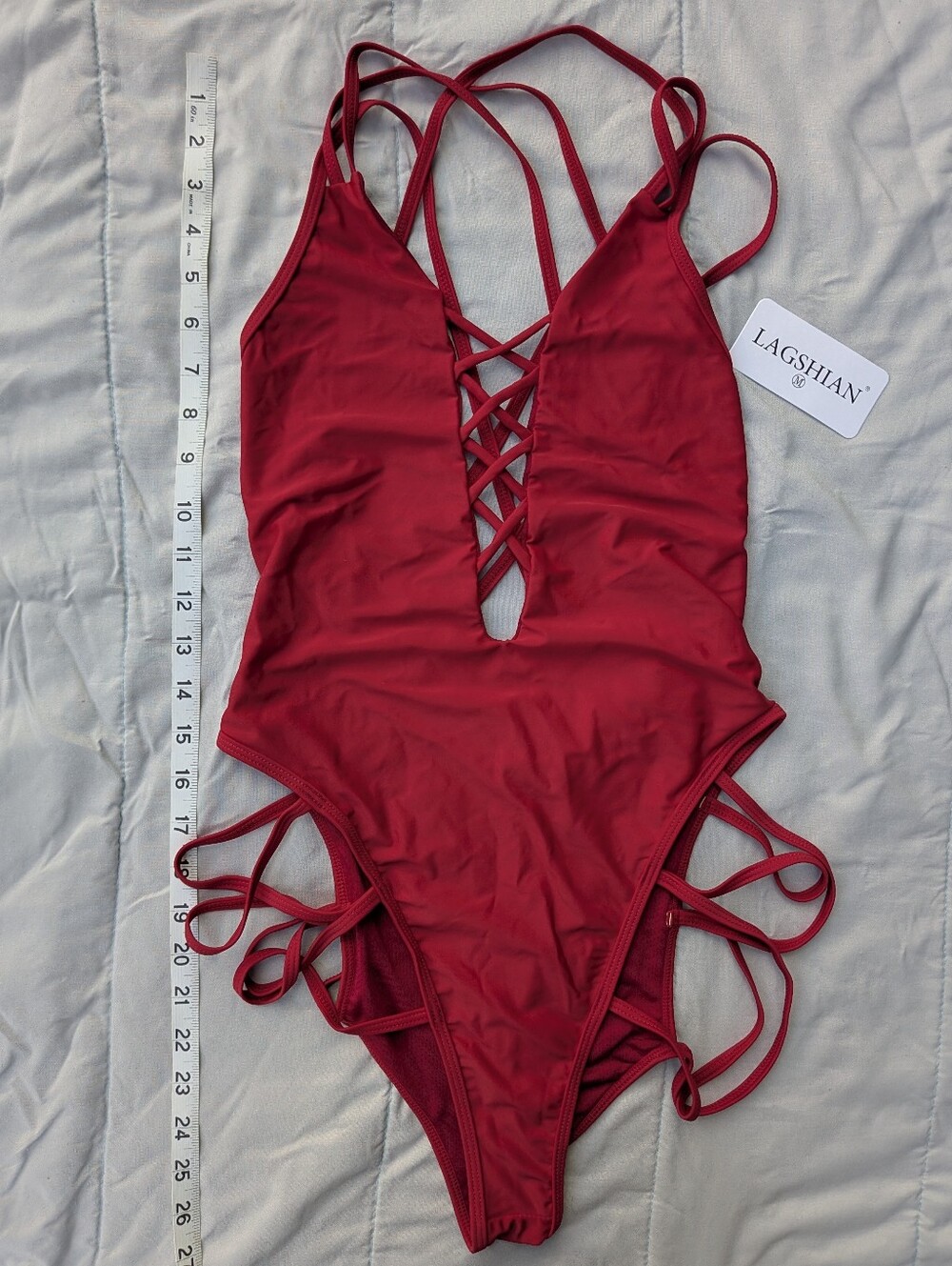 LAGSHIAN Strappy One Piece Swimsuit